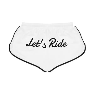 Let's Ride Logo Women's Relaxed Shorts