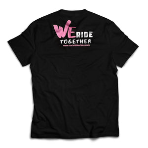 Pink SB Rides Black T-shirt Back
