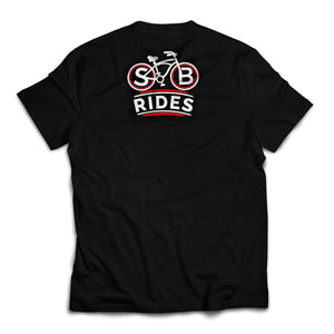 Red We Ride Black T-shirt Back